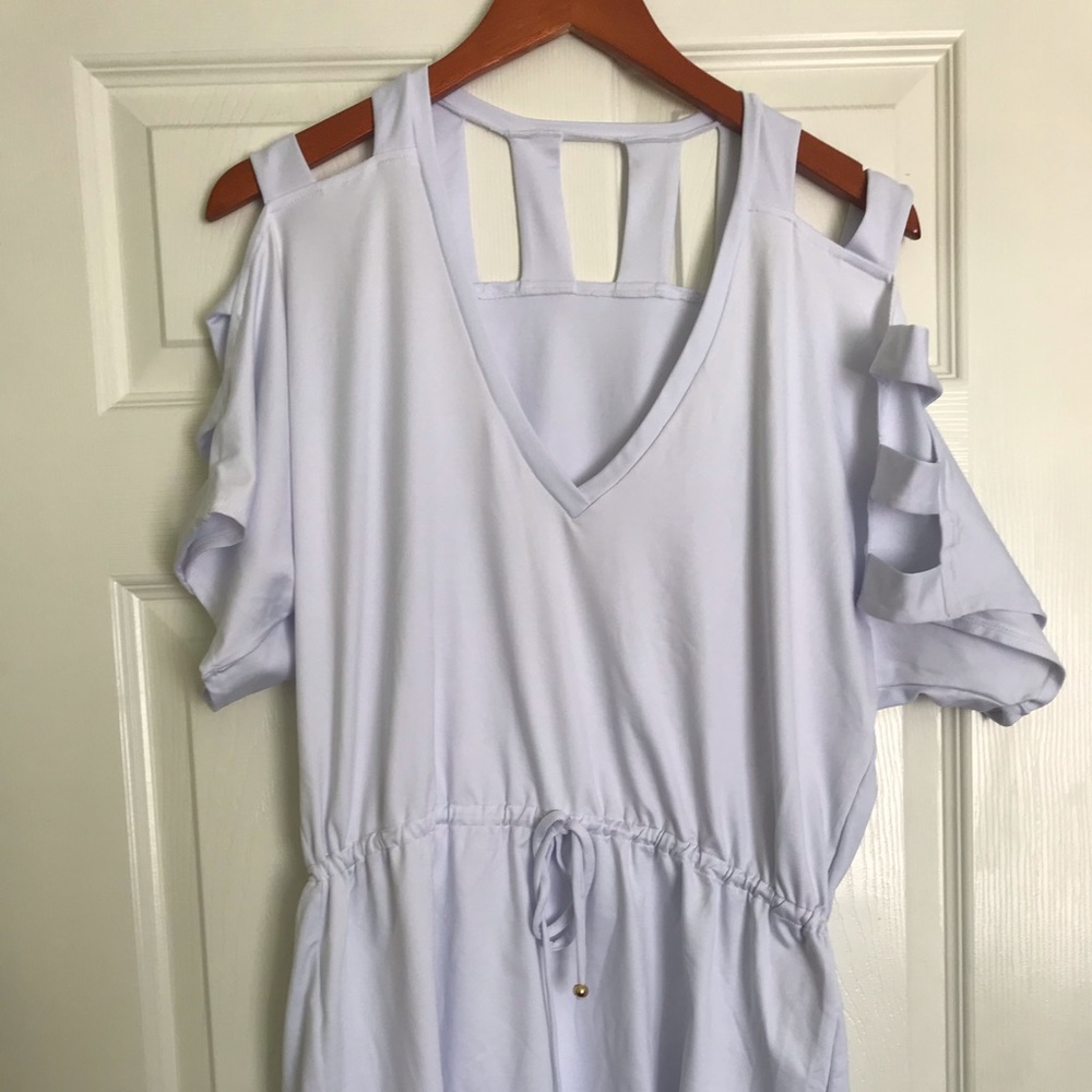 PilyQ Swim Light Blue Coverup Sz M - Picture 1 of 6